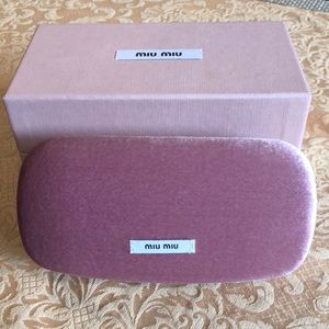 miu miu Sunglass Case